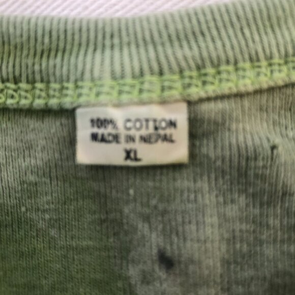 Vintage Y2K Cami Tank Top Tie Dye XL Floral Embroidery Boho Hippie Festival - Picture 3 of 5